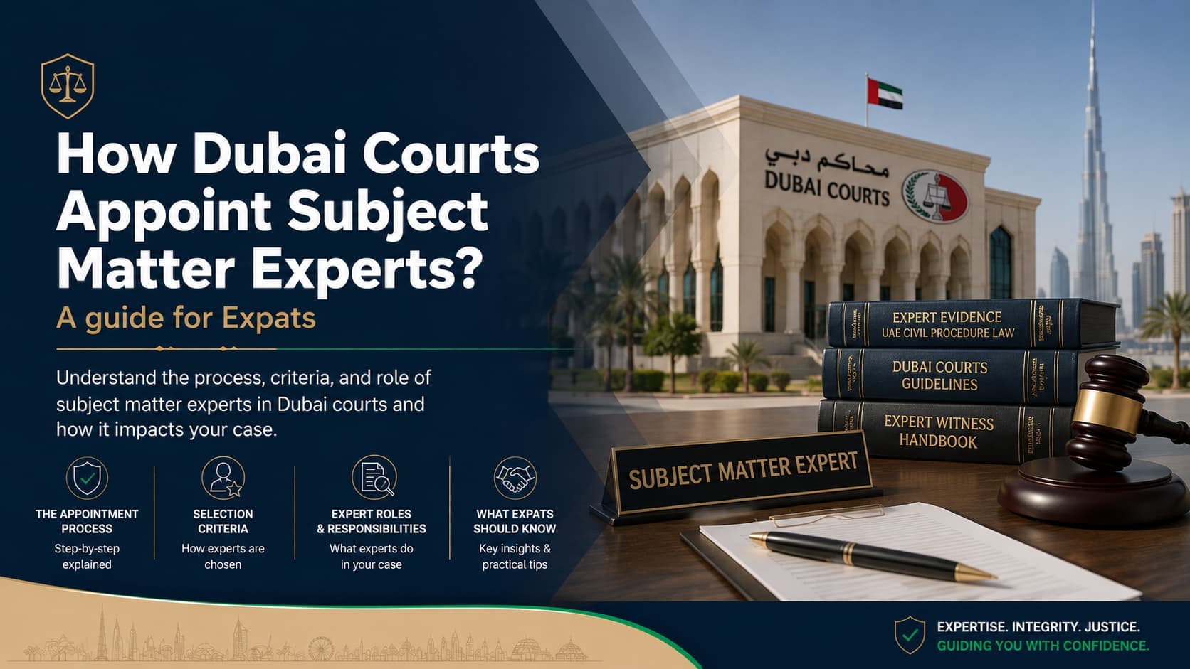 How Dubai Courts appoint subject matter experts: a guide for expats