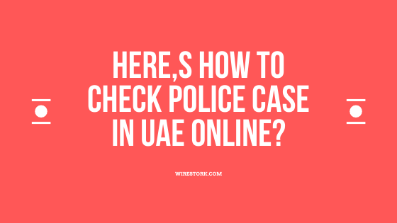 Read more about the article Here,s how to check police case in uae online?