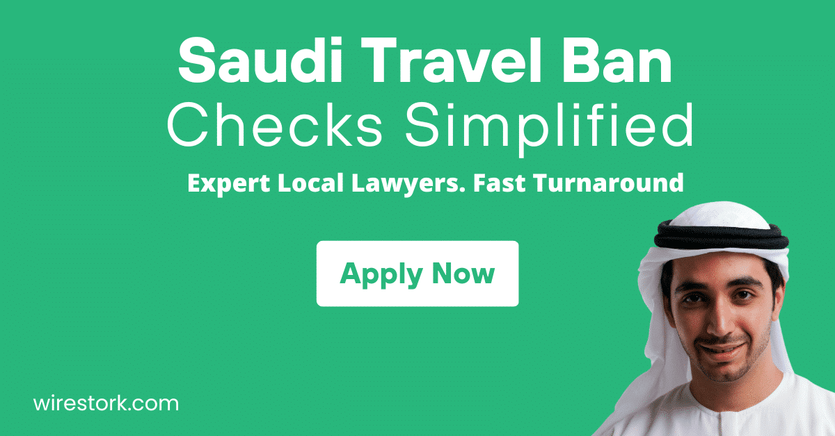 saudi travel ban check